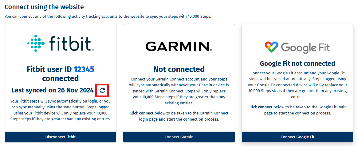 99 Fitbit Sync Spinner in Tracker Connections